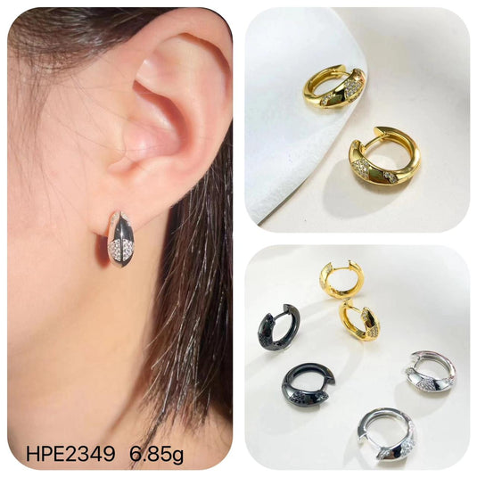 Radiant Hoops 925 Silver Earring