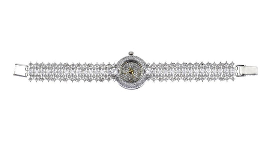 Circular Marcasite Watch - 7
